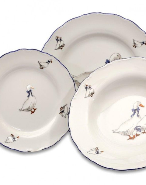 Talíř mělký 24 Constance 8408200 Husy